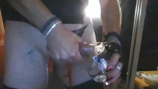 Smoking Sissy Crossdresser Cumshot TessNorthSMK