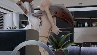 Teen furry slut  hard fucking big hot cock