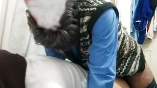 The bearded teacher fucks the Arab woman Turkish porn