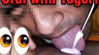 Licking a vagina with yogurt - Jack Max