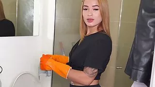 New maids first day on the job