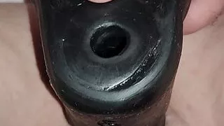 Bbc dildo pounding the hell out of my pussy lots on cum I love a hard brutal hardcore painful fucking