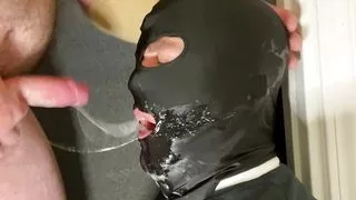 Verbal alpha feeding his faggot some Thanksgiving gravy