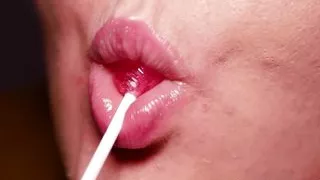 bbw sucking lollipop