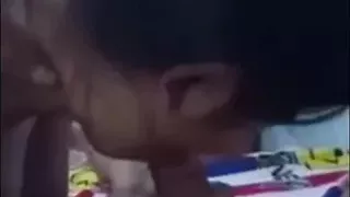 My Wife blowjob and suck mouth