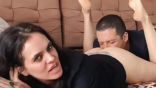 After a long passionate kiss i sucked his dick and he licked my ass