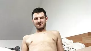 White gag with monstercock