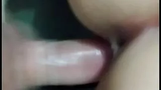 Cuckold Wife Removes Condom And Teasing His Cock With Her Pussy