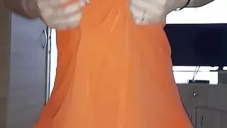 cheating girlfriend  wife arrives with cum from her lover and asks me to fuck her without condom