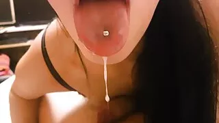 Slutty ROOMMATE loves to DRINK my milk in the morning - UnlimitedOrgasm