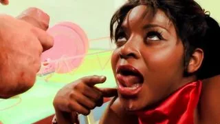 Sensual Jane is a sexy cook and she has an interracial foursome with her cute black milf friend