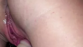 A neighbor came in and fucked my wet pussy with a big dildo, I have never finished so hard