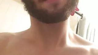 Sexy guy shows off body and plays with his tight little hole