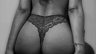 Denim Short Front Angle Teasing