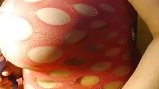 Boobs punish, whipped cream and cucumber fuck