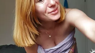 I film myself applying lotion!