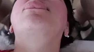 Amateur busty bbw blow job