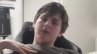 Teen jerks cock and cums