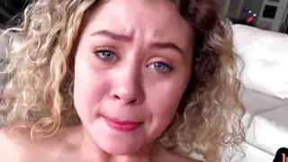 Petite 19yo amateur GF POV closeup pussyfucked after sucking