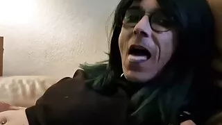 I was allowed to cum in my Cage and to swallow all the Cum