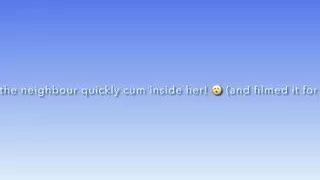 Fence fuck! GILF lets neighbour quickly cum inside her. LittleKiwi brings awesome mature homemade content, everytime