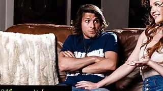 MOMMY'S BOY - MILF Stepmom Discovers Virgin Stepson Likes Older Women And Lets Him Pound Her Pussy!