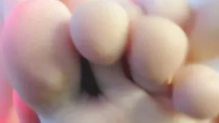 long-legged beauty shows her long beautiful legs on camera