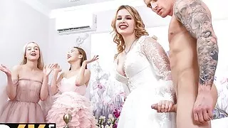 BRIDE4K. Foursome Goes Wrong so Wedding Called Off