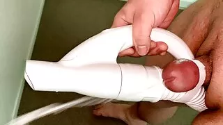 Small Penis Hugging, Shaking And Cumming With A Vacuum Cleaner Hose 2