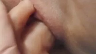 she tests her new dildo back and forth