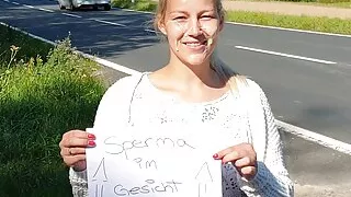 Danger! I have cum on my face