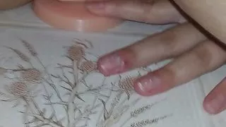 I was horny and I stuck my dick in my tight pussy