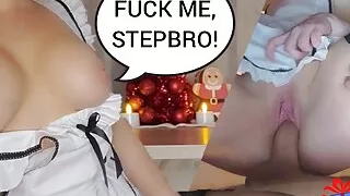 FAMILY TABU SEX With Stepsister While Baking Christmas Cookies, Bc Parents Were Not Home! Litclit69