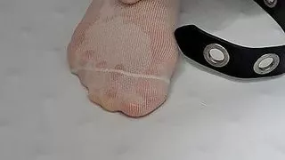 Baden, Badezimmer, Bisexueller Sex, Fusssex, Socken, Nass