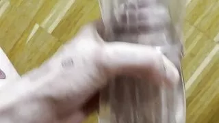 young big cock fucking fleshlight ends in massive cumshot