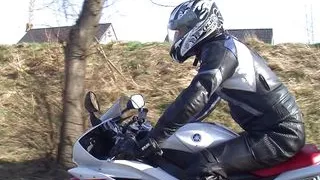 My perfect german girlfriend in Motorcycle, want only to