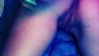 Young student fucked with a dildo