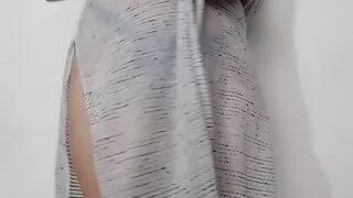 I show my juicy tight pussy under skirt ecxitant finger massage