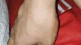 Hand job with husband and wife