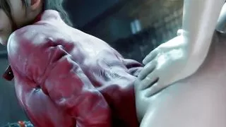 Resident Evil Claire Redfield Fucking Hard Cock On Her Motorcycle