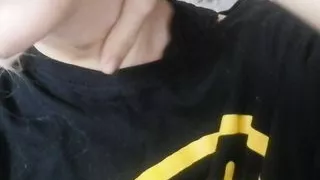 I show my beautiful charming neck. Close-up