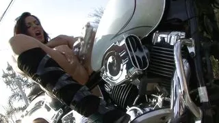 Sexy busty milf waiting for me by the pool!