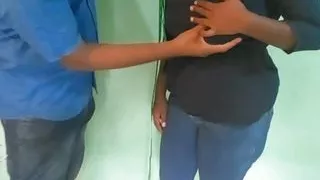 Tailor enjoy with her customer babhi