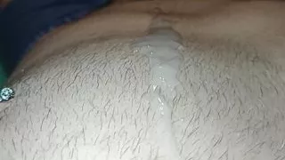 Huge cumshot stream after edging