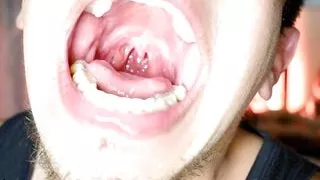 Hot tongues with lots of saliva
