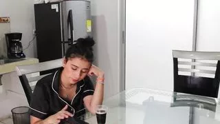 While my husband's cuckold is not at home, his stepson fucks my pussy better than him - Porn in Spanish