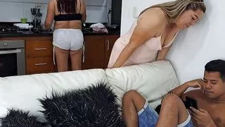 No matter who's home, my horny stepmom wants my dick