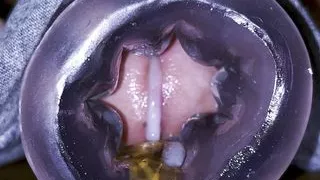 CLOSE UP: Monster Cock Fucking Pocket Pussy