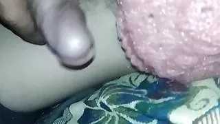 Soyenge young sperm in his bed