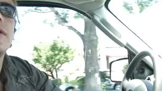 Her gorgeous big tits bounce around as the curvy milf is